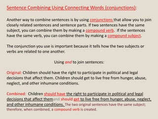 The sentence
