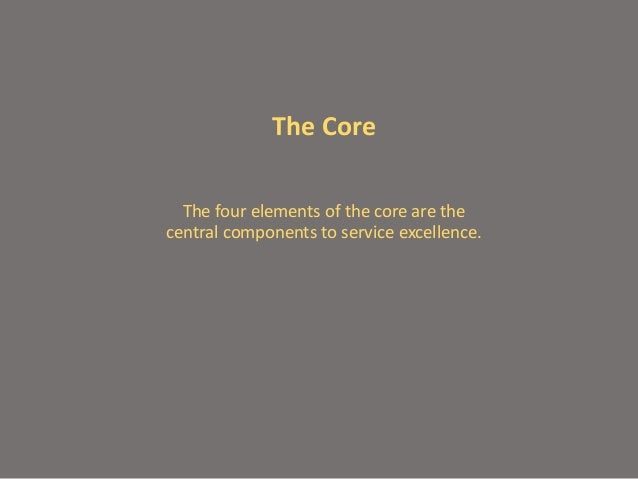 The Service Excellence Model