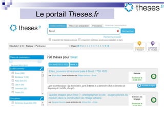 Le portail Theses.fr
 