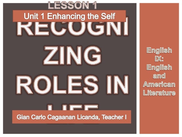 My role essay picture