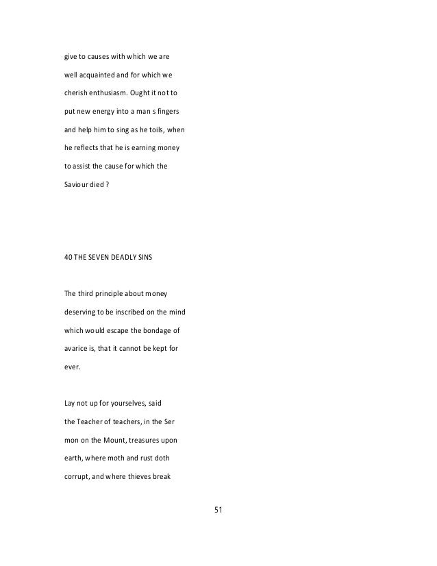 The Seven Deadly Sins The Seven Deadly Sins