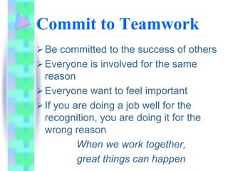 The Seven Essentials For Success