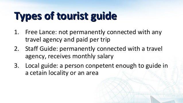 types of tour guide pdf