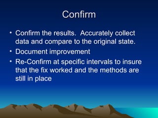 The Seven Problem Solving Steps | PPT