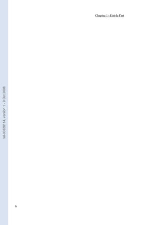 tel-00328114, version 1 - 9 Oct 2008




6
                                           Chapitre 1 - État de l’art
 