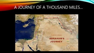 A JOURNEY OF A THOUSAND MILES…
 