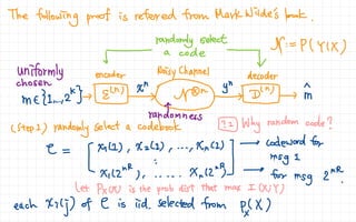 The shannon channel coding theorem | PDF