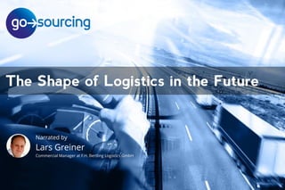 The Shape of Logistics in the Future
Narrated by
Lars Greiner
Logistics Expert & Shipping Specialist
 