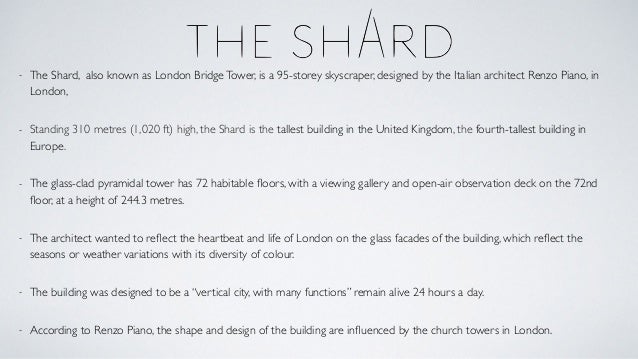 The Shard Skyscraper Architectural Case Study