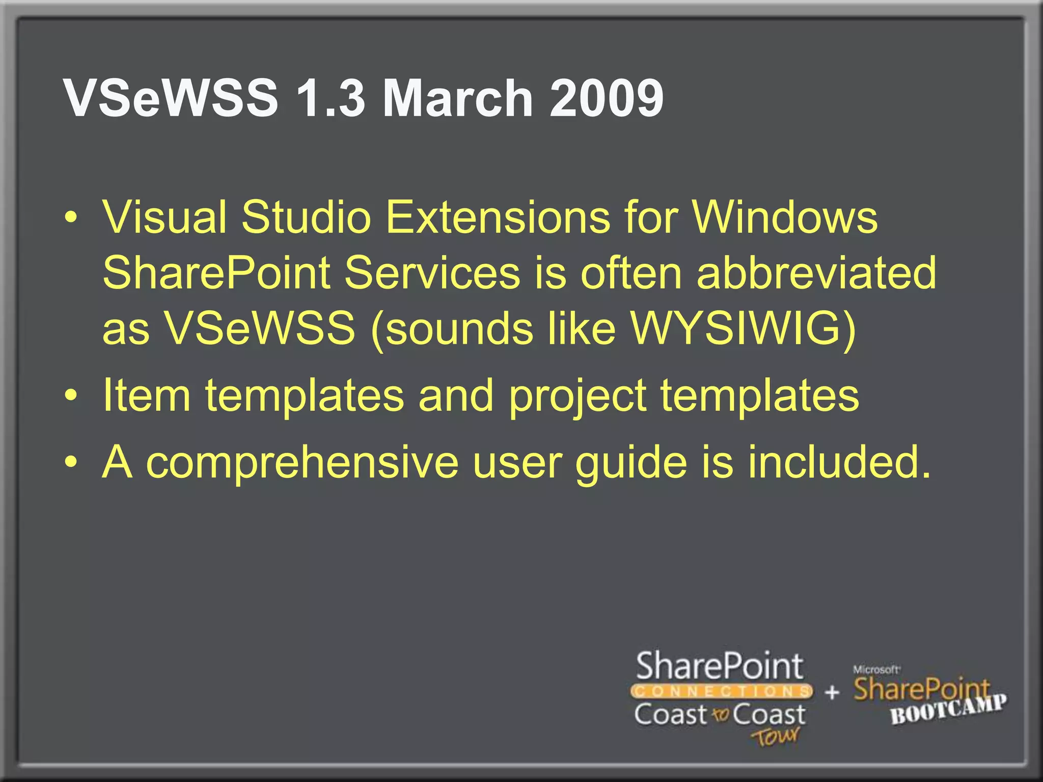 The SharePoint Development Path from 2007 to 2010 | PPT | Free Download