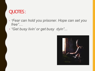 The shawshank redemption | PPTX