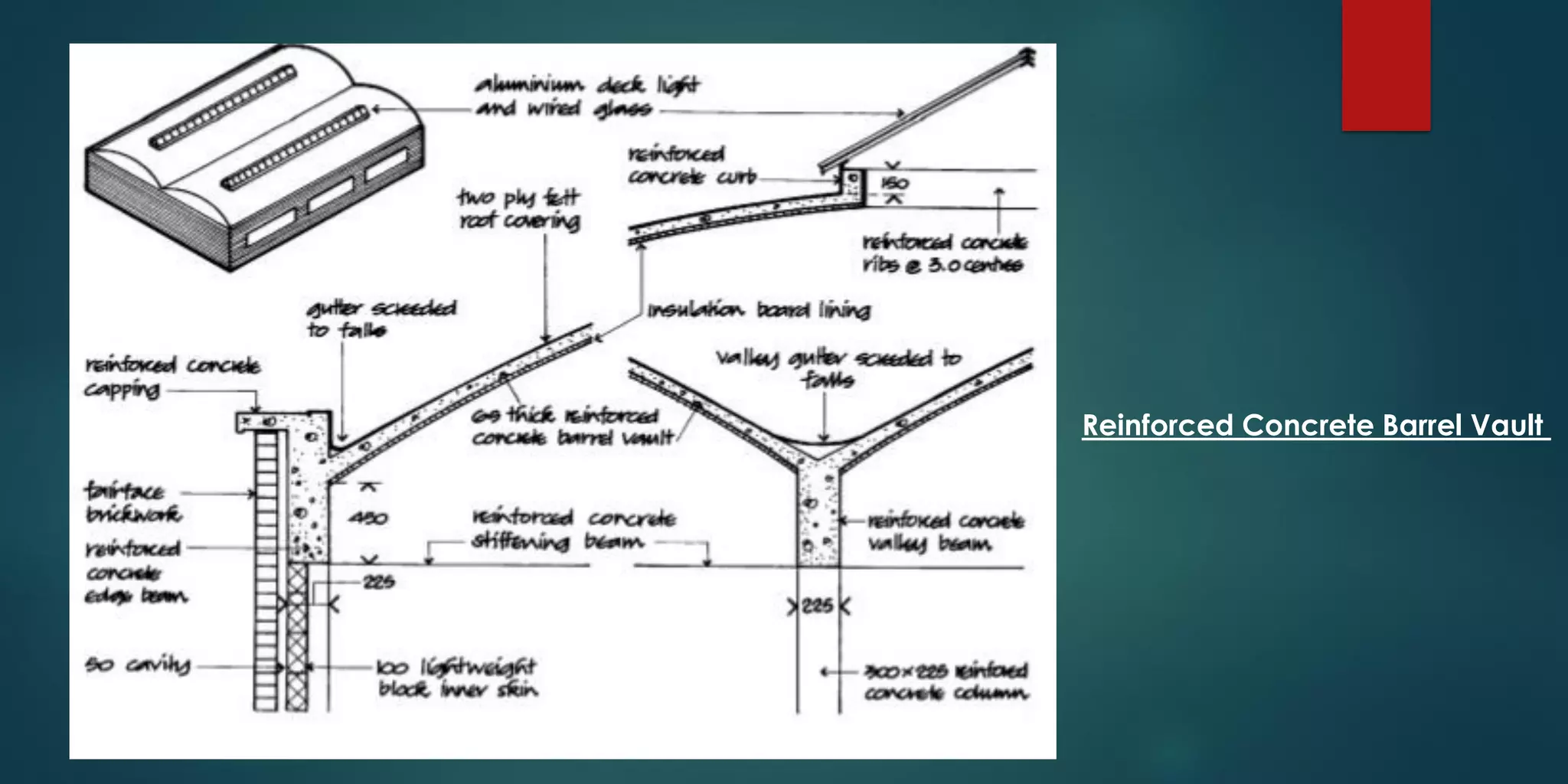 Reinforced Concrete Barrel Vault
 