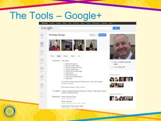 The Tools – Google+
 