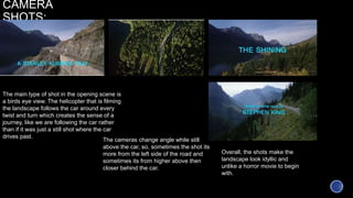 The shining opening sequence | PPTX | Soundtracks, TV and Showtunes | Music