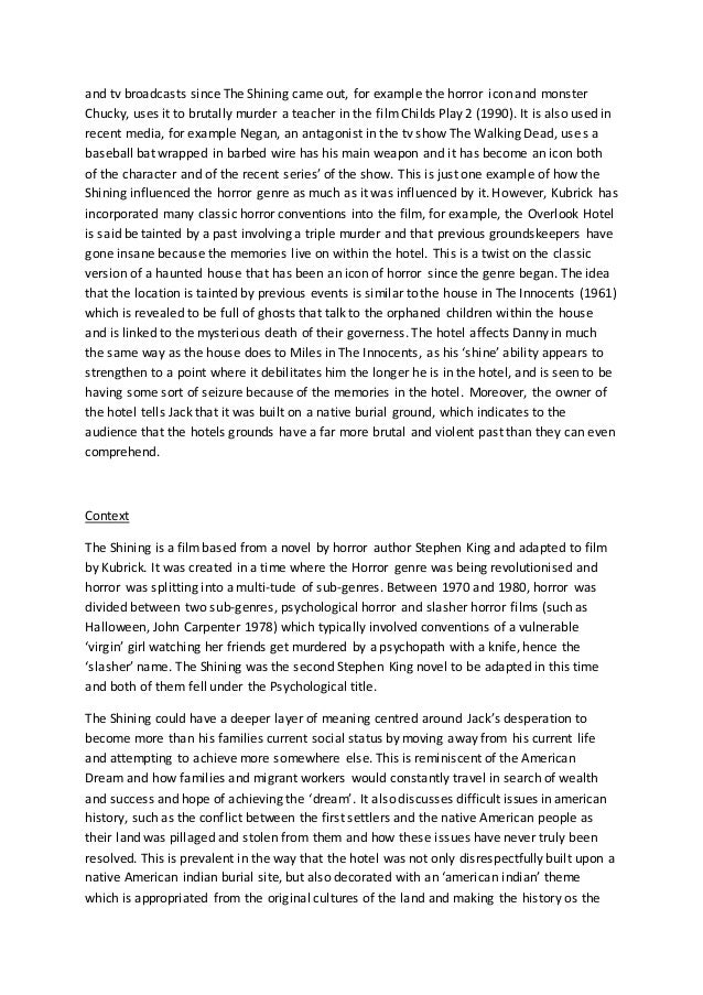 The shining background picture