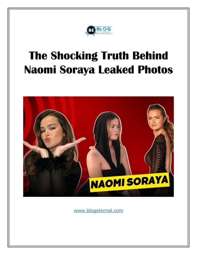 Naomi Soraya Scandal Unraveled Shocking Leaked Photos Surface PDF