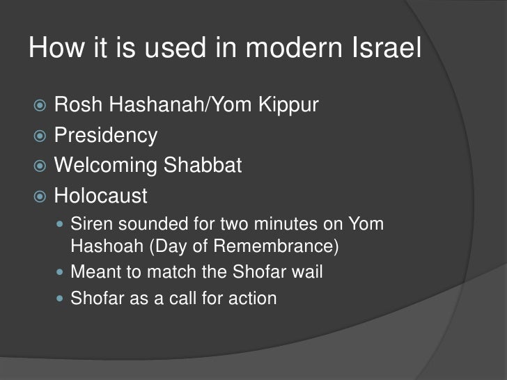 The shofar a blast from the past