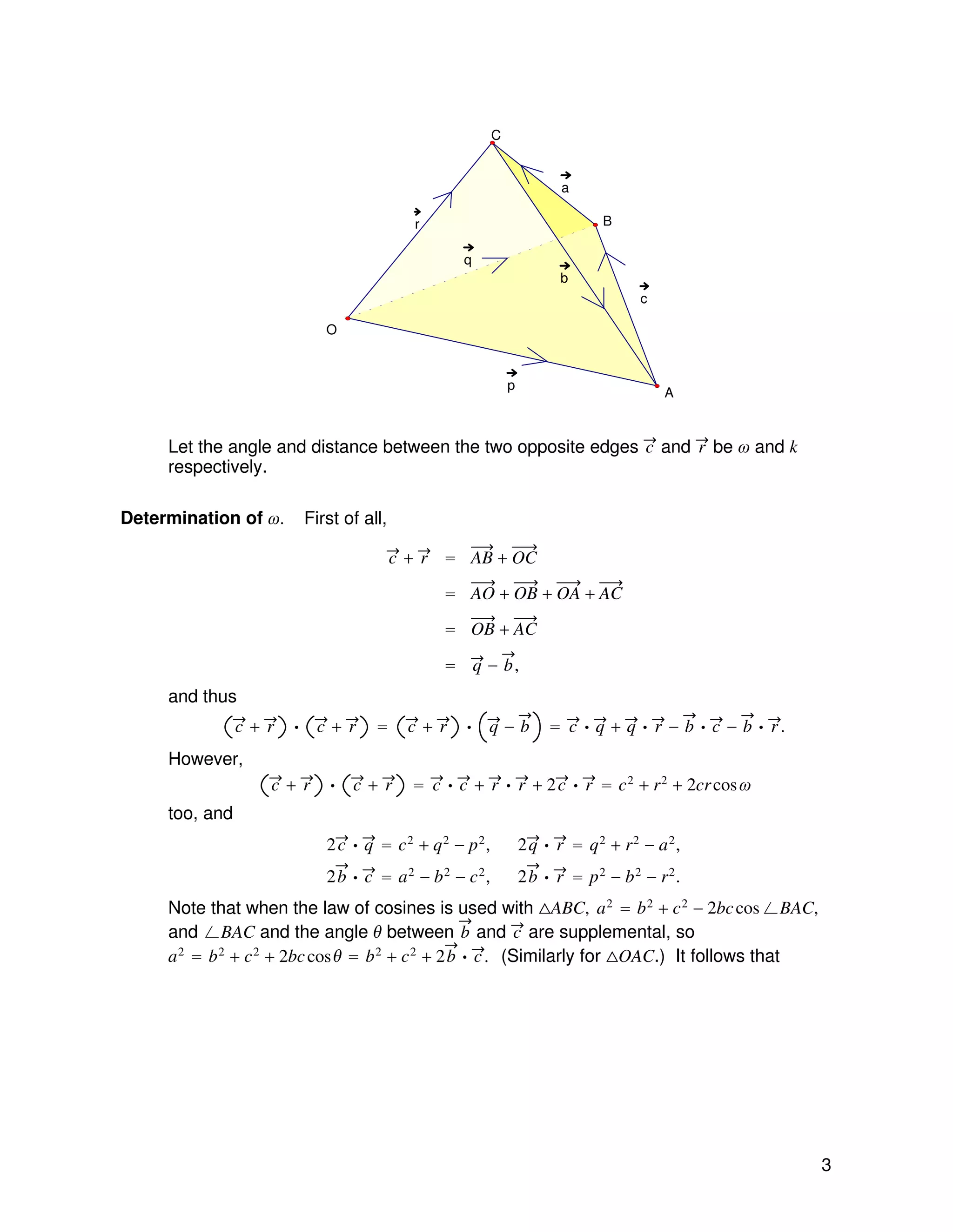 The shortest distance between skew lines | PDF