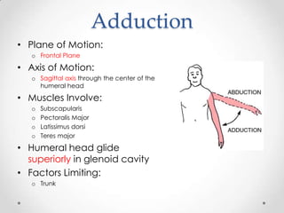 The shoulder joint | PPTX