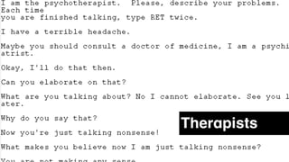 Therapists
 