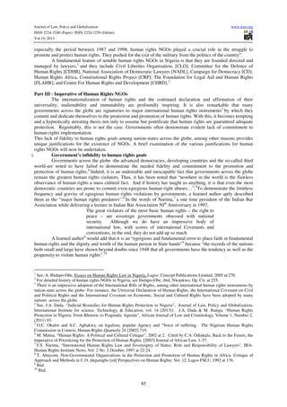 The significance and limits of ngos in human rights protection in ...