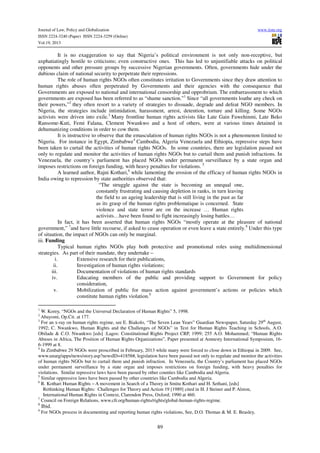 The significance and limits of ngos in human rights protection in ...