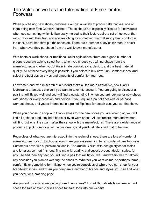 finn comfort website