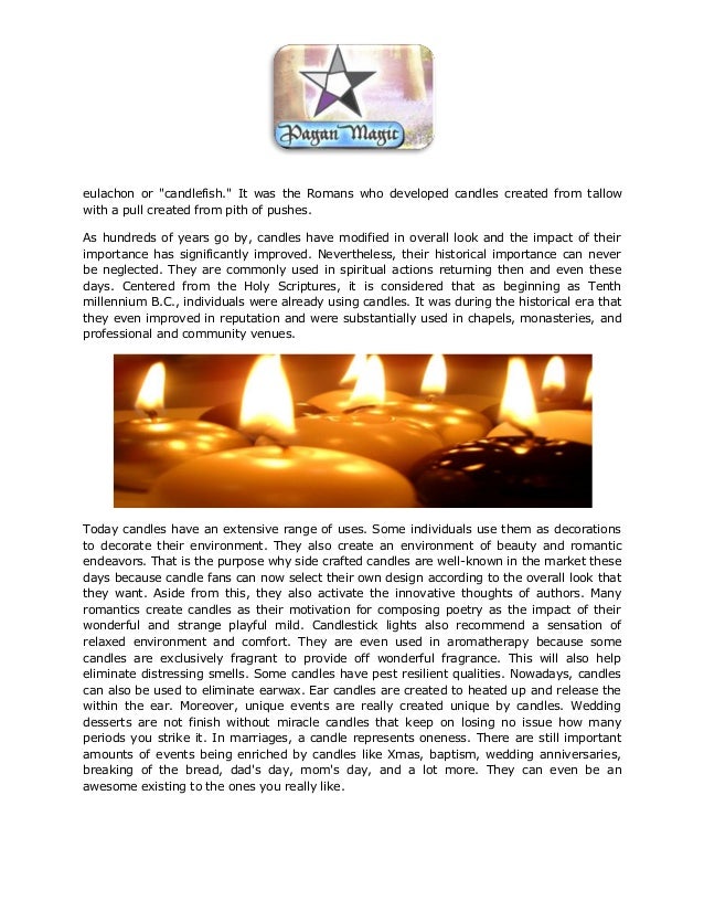 The Significance of Candle and Its Antiquity