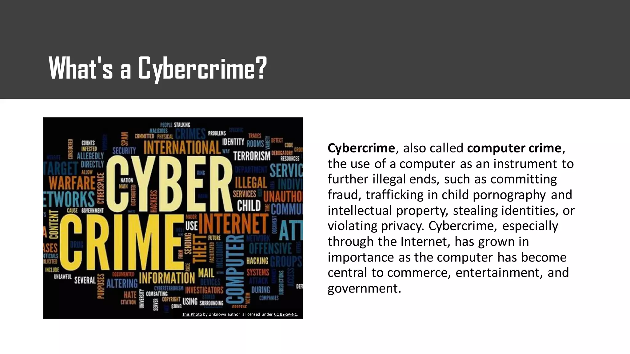 THE SIGNIFICANCE OF CYBERSECURITY | PPT