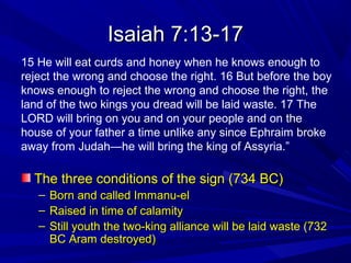 Isaiah 7 15 Kjv