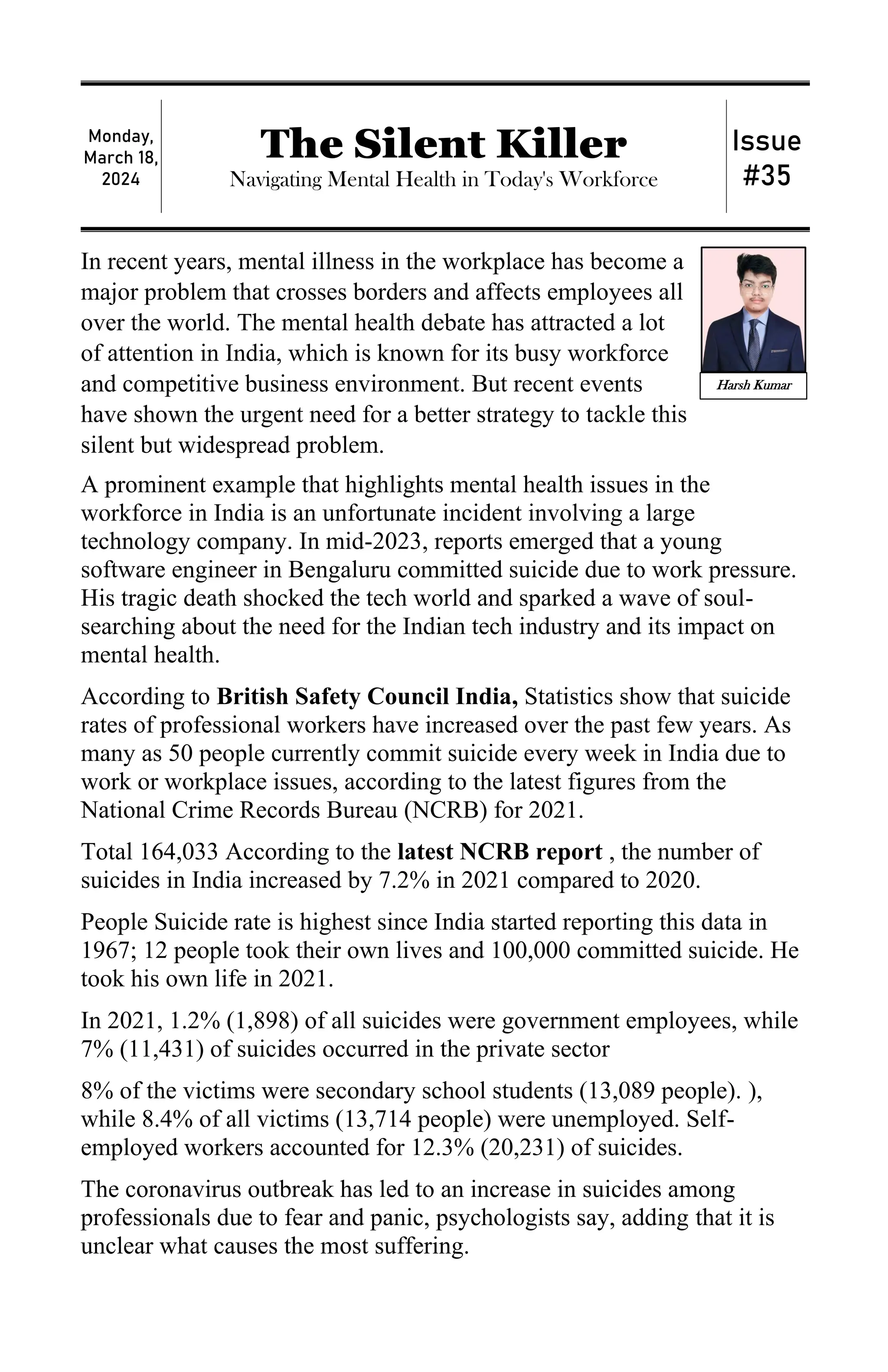 The Silent Killer: Recent Deaths In Porter County, Indiana - amwjvcl