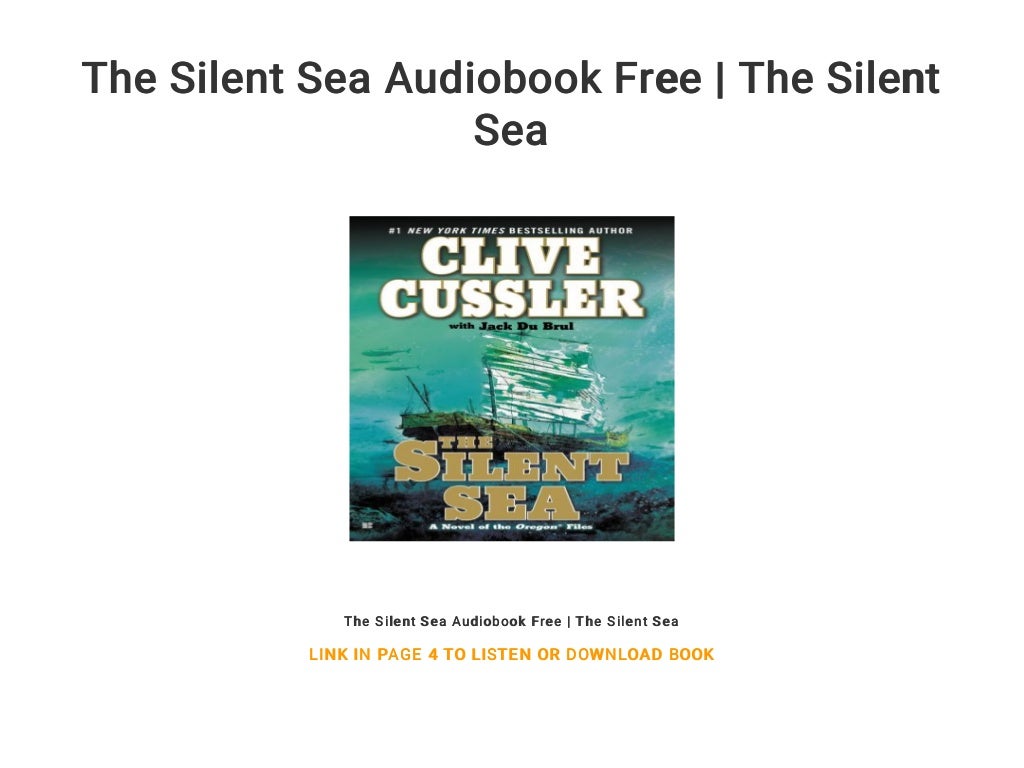 The Silent Sea Audiobook Free The Silent Sea