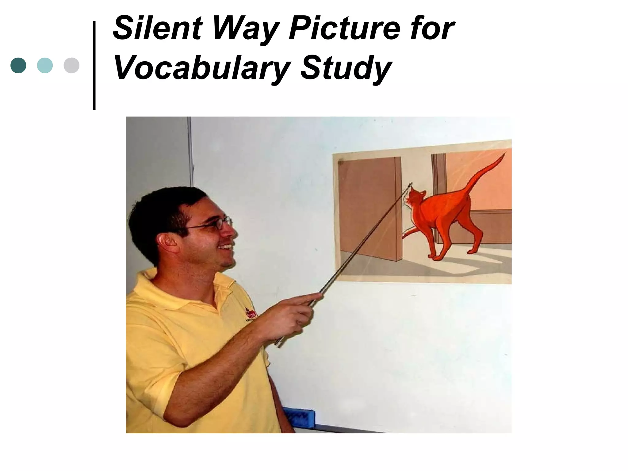 Silent Way Picture for
Vocabulary Study
 