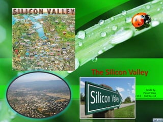 The Silicon Valley
Made By-
Piyush Shaw
Class VII-E Roll No.- 43
 
