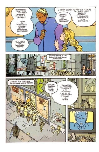 THE SILVER SURFER  Parabola Moebius COMIC