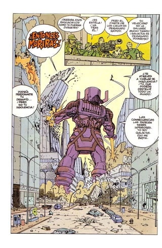 THE SILVER SURFER  Parabola Moebius COMIC