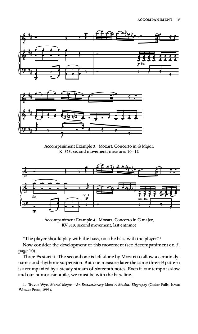 EXAMPLE REPERTOIRE for FLUTE Anciens Et Réunions
