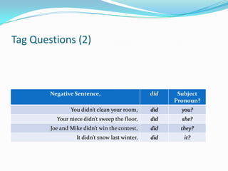 (Subject) InformationQuestions