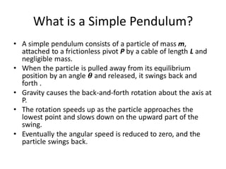 What is a Simple Pendulum?