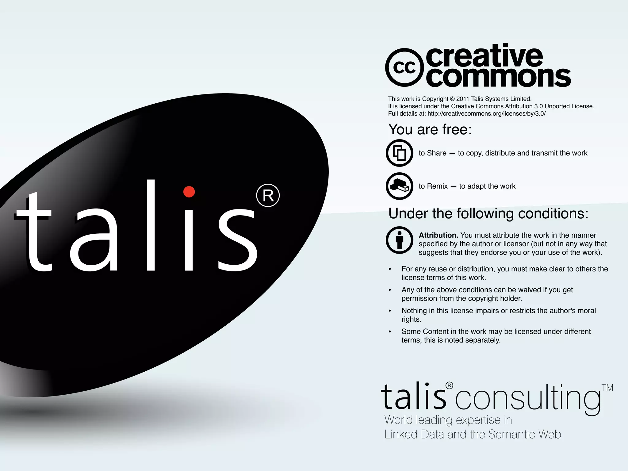 Linked Data
              http://www.ﬂickr.com/photos/ferretsunlimited/499495786
 