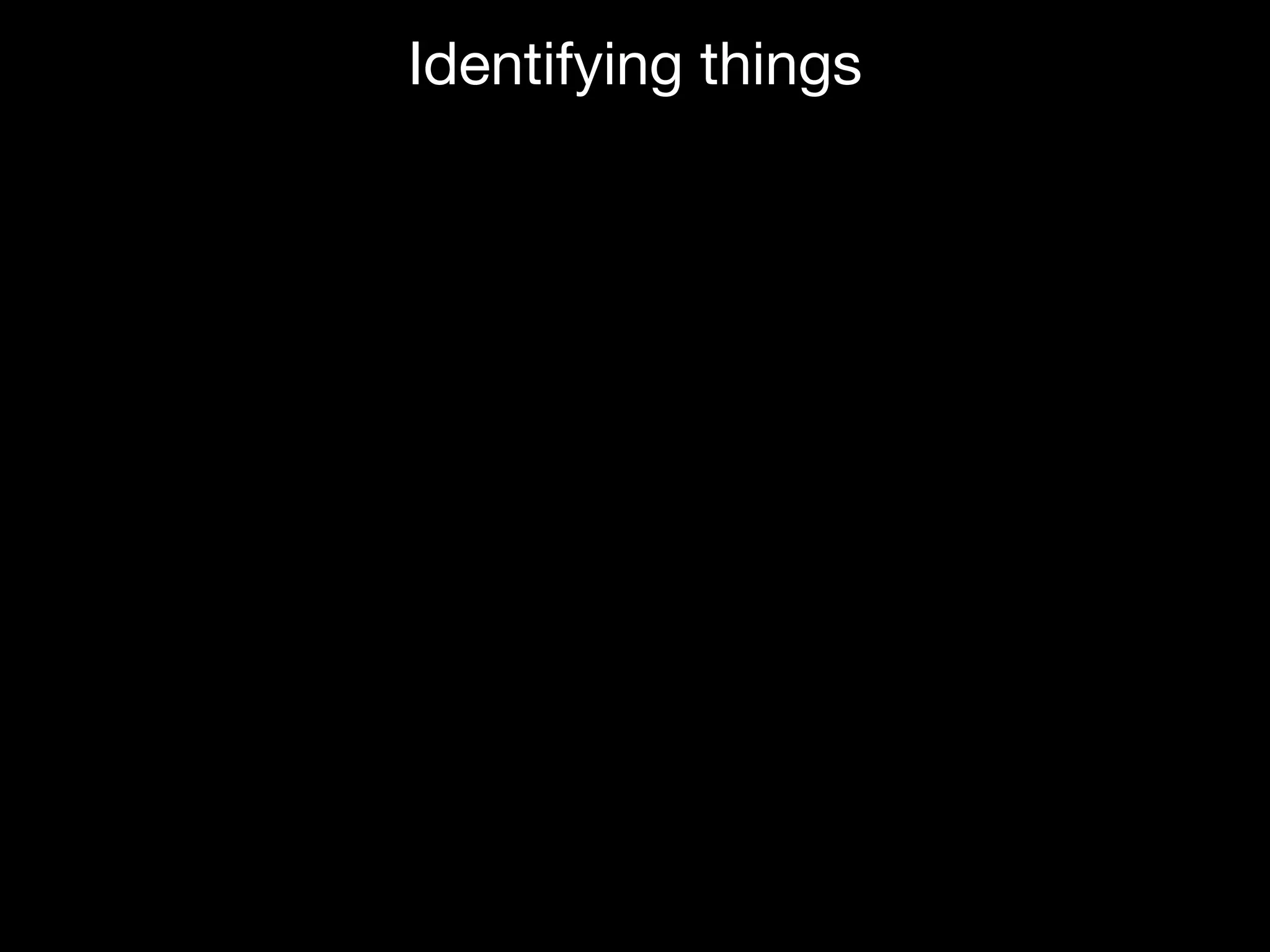 The Semantic Web
A i


                          e s s
                       p r
                 a d
              a b
        o t
      G                      Flying Cars Technology
 