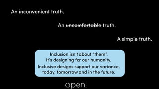 The Simple Truth of Accessibility