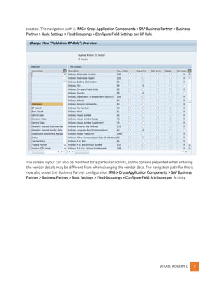 The simplification of the vendor master record | PDF