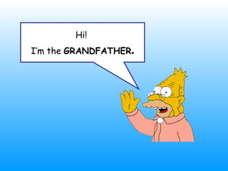 Hi! I’m the GRANDFATHER .
