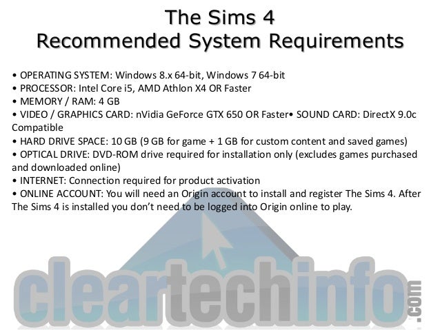 The Sims 4 System Requirements - Can I Run It