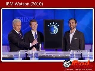 Usenet    Wikis    ICQ  Friendster    LinkedIn    MySpace    Facebook    Twitter IBM Watson (2010) 