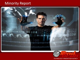 Usenet    Wikis    ICQ  Friendster    LinkedIn    MySpace    Facebook    Twitter Minority Report 