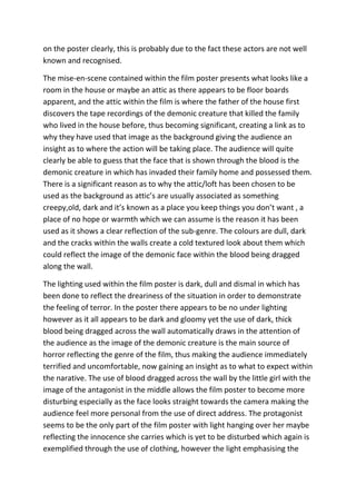 The sinister poster | DOCX