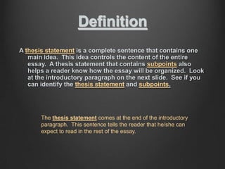 Thesis | PPTX