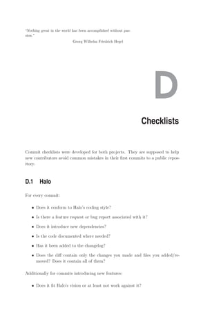 Collaborative and transparent Free Software development